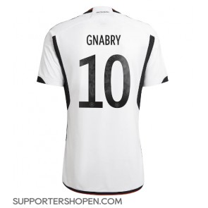 Tyskland Serge Gnabry #10 Hemma Matchtröja VM 2022 Kortärmad